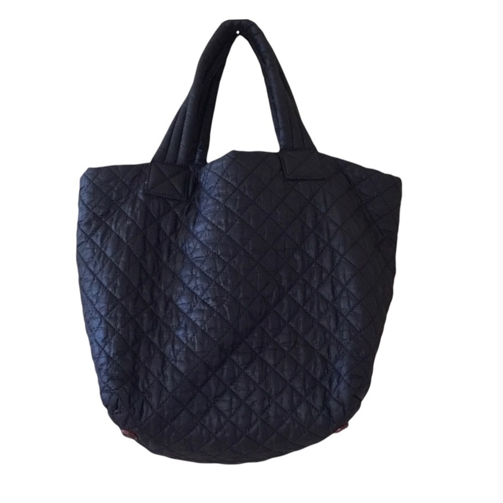 MZ Wallace Black Quilted Metro Tote Bag